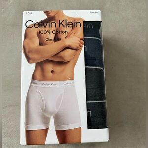 Calvin Klein Men's Boxer Briefs - White and Black